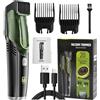 Generic Regolabarba a vuoto - Regolabarba da uomo, rasoio automatico impermeabile | Rasoio elettrico automatico ad aspirazione dei capelli, ad alta potenza, con display digitale, per barba, basette, peli del