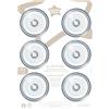 Tommee Tippee Tettarella Anti-Colica Avanzato, Simile al Seno, Silicone Morbido Flusso Medio, 3 Mesi +, Confezione da 6