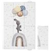 CEBA BABY Materassino pieghevole 40 x 60 cm - Tappetino fasciatoio da viaggio Basic - Rainbow Walk