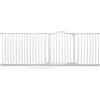 Safetots Cancelletto di Sicurezza con Parte Superiore Incurvata, 216cm - 225cm, Bianco Opaco, Montaggio a Pressione, Cancelletto per Bambini per Porte, Corridoi e Spazi Stretti, Barriera di Sicurezza