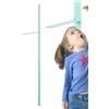 Generic Grafico 'altezza - Grafico della crescita dei bambini da parete, grafico 'altezza dei bambini in ABS | Misurazione 'altezza dei bambini riutilizzabile, Grafico della crescita dei bambini