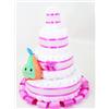 BABYCONFORT Torta di Pannolini 4 Piani Sonora Rosa