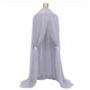 Odot Baldacchino per Letto Bambina, Letto Baldacchino Culla Ereditiera, Morbido e Leggero Tenda Contro le Punture di Zanzara per Lettino, Culla, Decorazione (grigio)