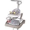 HUOLE Girello per Bambini, Passeggino Primi Passi con Altezza Regolabile, Babywalker con Vassoio Rimovibile Musicale Giocattolo, per Bambini 6+ Mesi, 65 * 58 * 90 cm - Kaki
