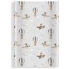regalik Materassino fasciatoio 70x47 cm, grigio con animali - lavabile e morbido, bordi sagomati per sicurezza - cuscino fasciatoio per cassettiera - materassino cambio neonato con imbottitura comfort