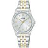 Lorus Orologio da donna classico acciaio inossidabile argento-oro