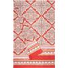 Bassetti MARECHIARO Foulard in 100% cotone, colore rosso R1, dimensioni: 350 x 270 cm -9330083