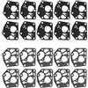 LIWaaGe Kit guarnizioni diaframma carburatore da 10 pezzi for tosaerba B*s 3,5-4,5 Q 45 Classic 495770 795083