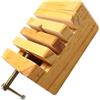 TEHAUX Morsetto in Legno e Metallo Facile da Controllare per Fissaggio Sigilli per Incisioni su Pietra e Sculture Artigianali a Mano