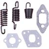 LIWaaGe Adatto for Partn-r 350 351 352 370 390 Kit di guarnizioni for carburatore, ammortizzatori AV e staffe for molle for motosega
