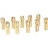 LLMWFA Pinza per incisione 10 pezzi Mini trapano mandrino in ottone, con gambo 4,3 mm penna for incisione, accessori for rettifica elettrica