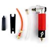 BINGNU Lucidatrice ad aria Scarico laterale a secco Uso a umido M14 5/8-11 Filettatura Pneumatic Air Wet Grinder Strumento di lucidatura Pietra for auto per lucidatura(M14)