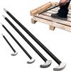 Generic Ferro di porco, set di ferro di porco per sollecitazioni pesanti, set di ferri di porco, 4 utensili manuali, ferro forgiato in acciaio con due estremità per, S