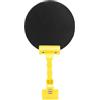 HLKSOUREZ Pannello Oscurante per Saldatura Tondo da 16 cm, con Supporto Giallo e Clip Regolabile, Pannello Autooscurante Portatile per Maschera da Saldatura