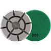 HOMESOM Tampone per lucidatura per pavimenti da 4 pollici 3 pezzi secco bagnato uso pavimento pietra disco abrasivo marmo granito pavimento rinnovare rettifica tamponi grana 800