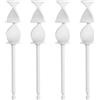 Sbshiouu 4Pcs Resine Epossidiche Miscelatori Helix Vernice Agitazione Asta Trapano Attacco Resine Miscelatori Mescolatore Paddle Drill Miscelazione Elettrica