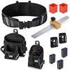 WFix L-BOXX - Cintura porta attrezzi 1S con cinghia ProClick Tool Belt misura M e 3 supporti ProClick e adattatore per batteria, set L 39 & Nail Pouch M