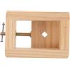 Mipcase Morsa in Legno per Incisione Sigilli Doppia Testa Multifunzionale, Morsetto da Banco Rotante Stabile per Intaglio Artigianale su Pietra e Legno, Strumento Portatile per