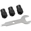 LTADX 3 pz Mini Mandrino M8X0.75mm Mandrino Dado for Utensile Rotante Punta Del Trapano Mandrini Adattatore Chiave Utensili Elettrici Accessori for Incisore