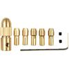 YobiLife Set di pinze per mandrino per trapano per albero motore elettrico, trapano a mano e morsetto di fissaggio, adatto a punte da 0,5-3,0 mm con chiave esagonale e cappuccio da 2 mm