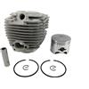 GTWSQQ Kit guarnizione cuscinetto pistone cilindro G621 da 47,5 mm, universale, for Zenoah G621AVS G620 G620PU 6200 62CC, for motosega cinese Topsun