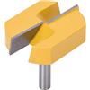 Walfront Fresa per Spianare Lastre, Pialla per Utensili per Legno 8x57 Mm Fresa per Piallare Superficie Inferiore Fresa per Legno
