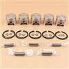 DORFEY Kit di 5 fasce elastiche for spinotto pistone da 37 mm, adatto for S-t-i-H-L 017 MS170 MS170C MS 170, sostituisce il motore della motosega 11300302000.