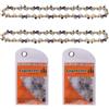 DIY-24H | 2 catene per motosega compatibili con Stihl 018 MS 180 | 35 cm lunghezza di taglio 3/8 50 TG - 1,1 mm scalpello pieno