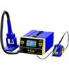 SHEHUALI Stazione di Saldatura, Stazione di rilavorazione for saldatura 861DS 2 in 1, kit aria calda e ferro con spegnimento automatico
