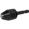 Fafeicy Mandrino autoserrante da 0,3-6,5 mm 1/4 Convertitore adattatore con codolo esagonale attacco rapido per adattatore trapano avvitatore elettrico