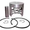 GTWSQQ Kit anello elastico anello spinotto pistone da 60 mm for partner for Hu = sqvarna K1250 K1260 3120 3122 Parte motosega 501894103, 501 89 41 03(1 Set)