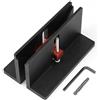 Generic Strumento per la lavorazione del legno in lega di alluminio ad angolo retto per giunti a tenone a mortasa a coda di rondine scanalatura sega Trimmer Flip Fit Cornici per foto Cassetto Casa Produzione