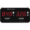 Vroomoto Misuratore di umidità della Temperatura Intelligente Display a LED Termometro Digitale Igrometro per Uso Interno Ed Esterno (Nera2)