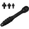 Hoppipola Chiave a cricchetto per trapano con funzione di rotazione inversa in avanti, compatibile con mandrini da 1/2, 10 mm, 13 mm e 3/16