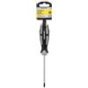 WOLFPACK Cacciavite Pozidriv Acciaio S2 Manico TPR Bimateriale. Misura PZ 1 x Ø 5 x 100 mm. DIN5262