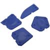 ZAICOLER Strumento per Rimozione Mastice, Kit di Strumenti per Calafataggio Strumento per Rimozione Malta 4 Pezzi Strumenti di Finitura in Silicone Strumenti per Calafataggio Set di