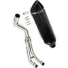 WILSEM Tubo Di Scarico Completo Per Yamaha T-MAX Tmax 500 530 2008 2009 2010 2011 2012 2013 2014 2015 2016 2017 2018 Con
