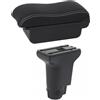 VETJMUA Bracciolo Per Auto Per Fiat Per 500 Per Cronos 2012 2013 2014 2015 2016 2017 2018 2019 2020 2021 2022 2023 2024 Bracciolo Centrale Portaoggetti(B Black white 3USB)