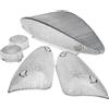 STR8 Freccia bicchieri e posteriore Str8 per MBK Nitro/Yamaha Aerox (ab Bj. Codice 1999), con CE, colore: bianco