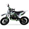 Generico Mini Cross minicross GAZELLE TUNING 50cc 2 tempi Carburatore 15 + Gas Regolabile + Avviamento Easy Start + Cerchi 10 + Freni a disco + Altezza sella ca. 60cm + Garanzia 24 mesi (COLORE VERDE)