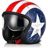 ORIGINE Casco Origine Spirit ECE22.06 Rebel Star Gloss taglia M (57-58 cm)