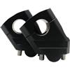 XUNANNAN Rialzo Moto Universale Per Kawasaki Riser Bar Mount Manubrio Morsetto 28mm 1 1/8 22mm 7/8 Montaggio Montante (22mm Black)