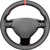 MEWANT Coprivolante da Cucire per Opel Astra (H) Signum Vectra (C) volante | Su Misura per Opel Astra (H) 2004-2009 Signum 2004-2008 Vectra (C) 2005-2009 Accessori / volante Similpelle Traspirante