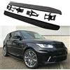 FTAPACCE 2 pezzi Pedane laterali Barre anti-ribaltamento per Land Rover Range Rover Sport L494 2013-2022 (Tutto Nero)