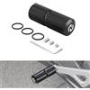 NICECNC Estensione del cambio nero in alluminio anodizzato, compatibile con R 1250 R 2019-2022, R 1250 RS 2019-2022, R 1250 RT 2021-2025, R nineT 2014-2016, R 1150 GS, vedi montaggio