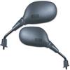 FAR COPPIA SPECCHIETTI RETROVISORI PER SCOOTER COMPATIBILE CON HONDA SH 125 I 2007 MANUBRIO NERO FAR