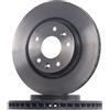 Brembo 2x BREMBO Disco freno Anteriore Ø296mm Altezza: 44mm Spessore: 26mm ventilazione interna 09.C545.11 Compatibilità con NISSAN Qashqai II J11, J11, RENAULT Kadjar HA, HL