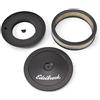 Edelbrock 1203 Pro-Flo - Filtro aria rotondo da 25,4 cm, con elemento in carta da 5 cm, colore: Nero