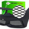 akhan-tuning G94 - NERO Alu Race Grill Mesh Sportiva griglia alluminio Maglia Rete AUTO 120x20cm per paraurti, spoiler, griglia di ventilazione