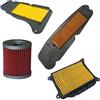 E-BIKERS KIT 3 FILTRI ARIA E FILTRO OLIO COMPATIBILE CON YAMAHA MAJESTY X-MAX 400 TUTTE LE VERSIONI